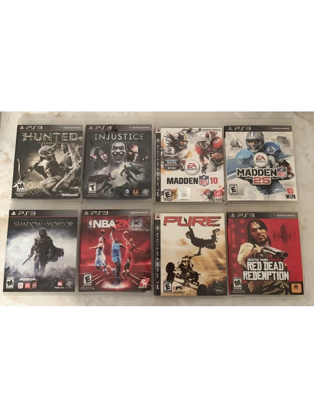 PlayStation 3 Lot Of 21 PS3 Games Call of Duty Red Dead Batman Uncharted TESTED